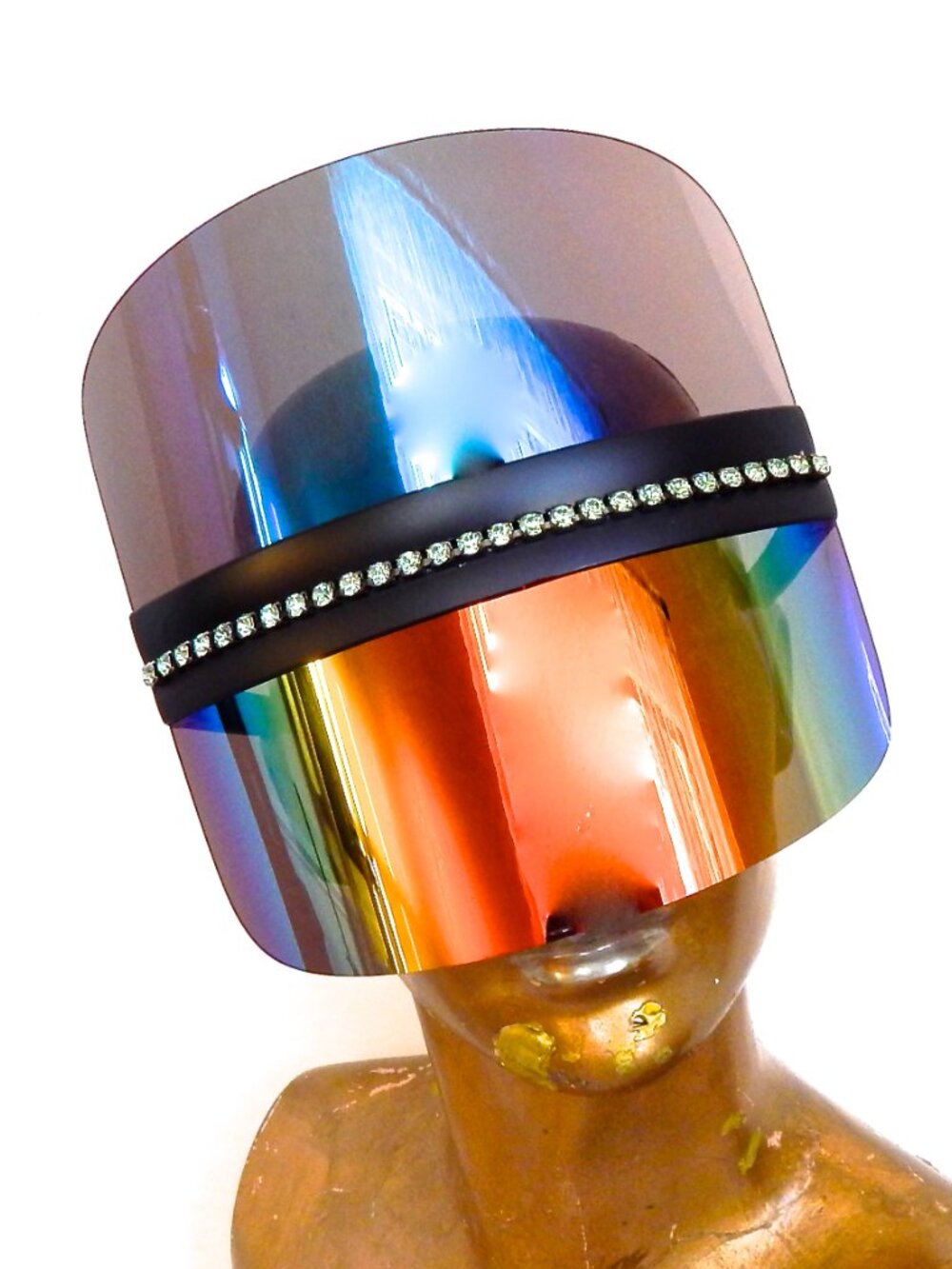 GASOLINE GLAMOUR TURBOLOVER BLACK RAINBOW SHIELD 🌈🌈💎